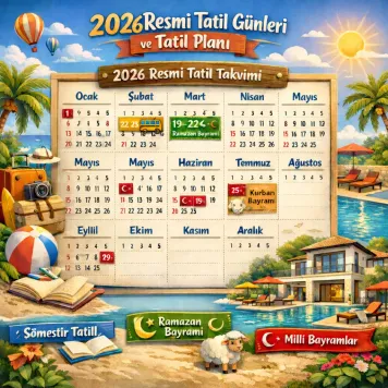 2026 Resmi Tatil Günleri | Tatil Planı Yapmak İçin En Doğru Zamanlar | TatilPremium